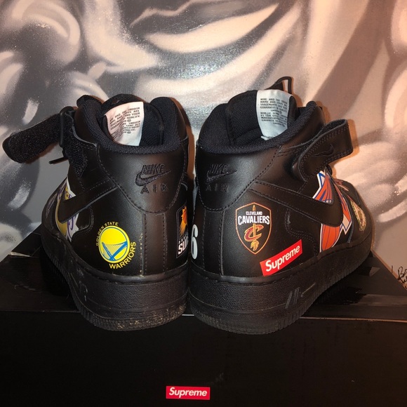 ***SOLD*** Supreme x NBA x Air Force 1 Mid 07’ - Picture 3 of 5
